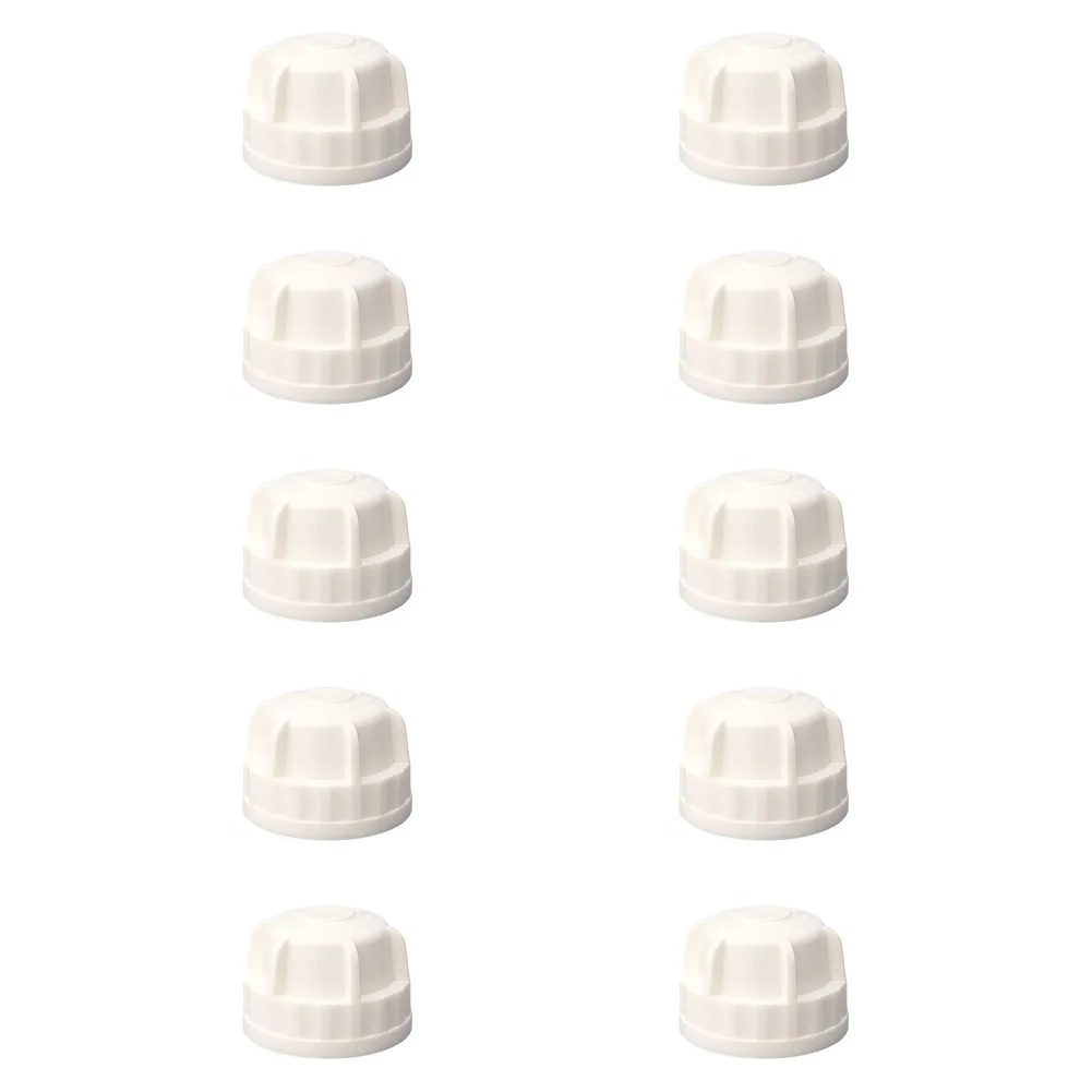 10PCS Smart Control Knob 30x1.5 Thread White For Underfloor Heating Manifold Valve Core Adjustment Cover Radiator Part