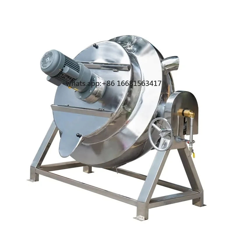Factory Direct SalesPS Hot Pot Base Beef Chili Sauce Sandwich Planetary Stirring Wok Peanut Butter Meat Heating Frying Commercia