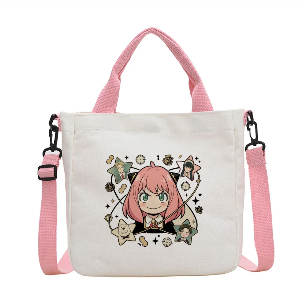 Spy x Family tote bag canvas  shopper y2k totebag reusable femme
