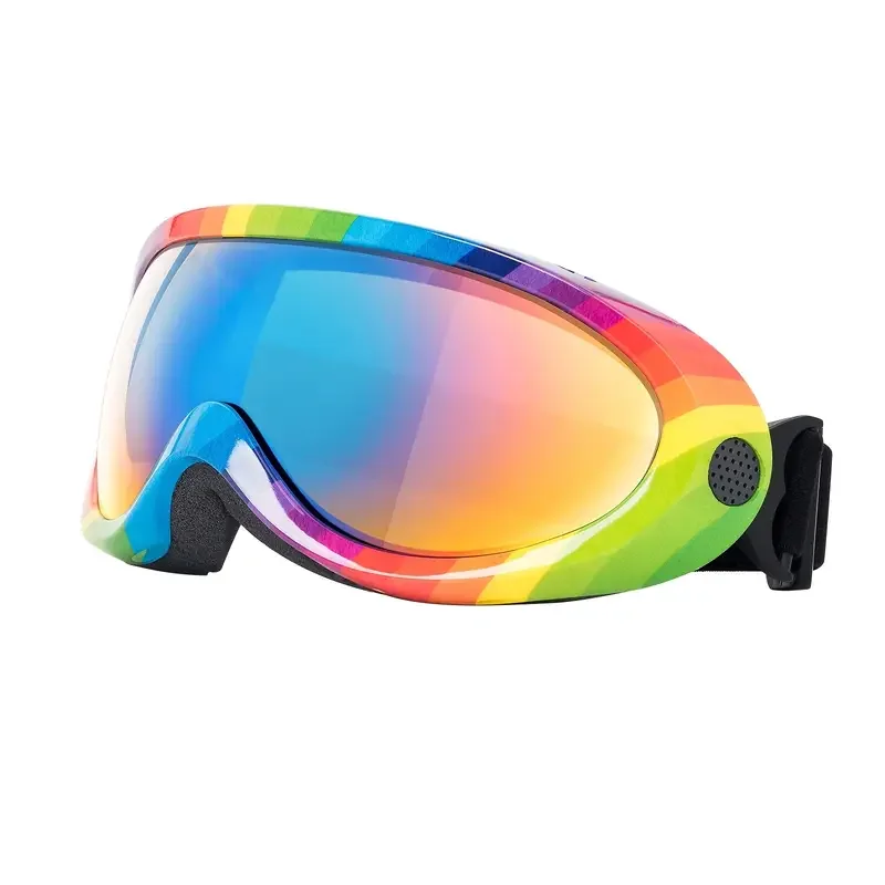 Unisex Snow Ski Goggles Outdoor Motorcycling Skating Goggles With Adjustable Stap For Adults And Teens