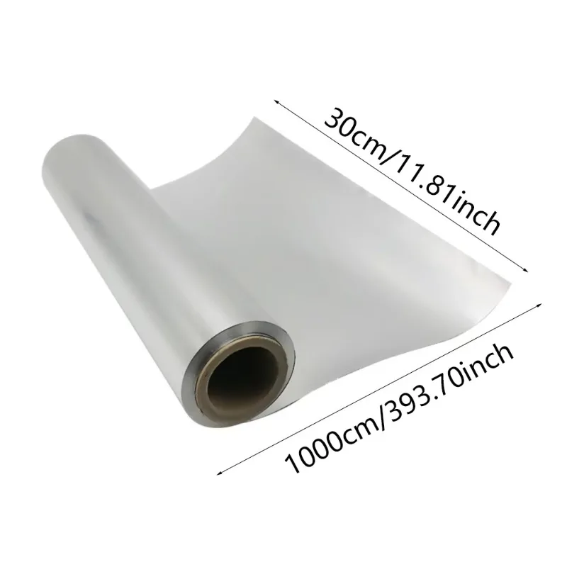 2/5Rolls Single Use Tin Foil Rolls Disposable These Single Use Tin Foil Rolls Can Be Used for Barbecuing and Baking