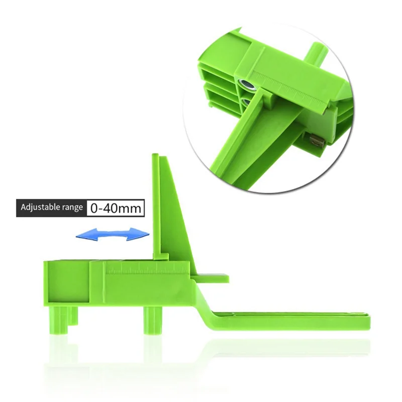 GTBL Woodworking Straight Hole Puncher Locator Handheld Wood Board Connection Hole Drilling Guide Locator Woodworking Tools