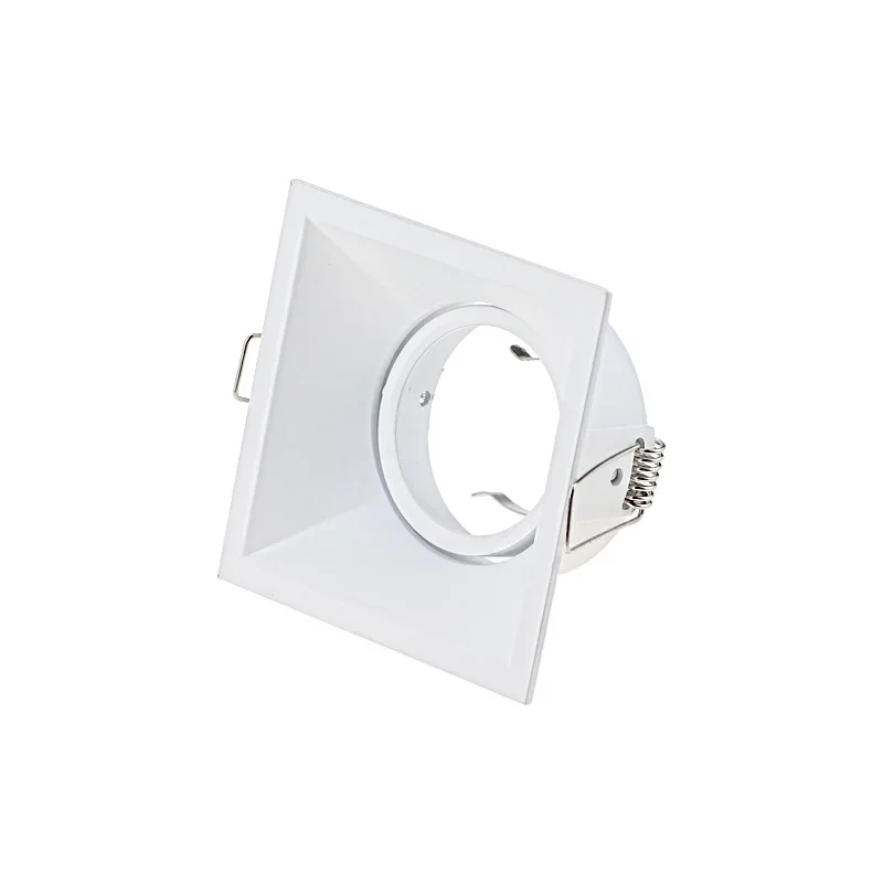 Plafonnier LED MR16 GU10 en alliage d'aluminium, design moderne, lumière blanche/noire, éclairage d'intérieur, luminaire de plafond