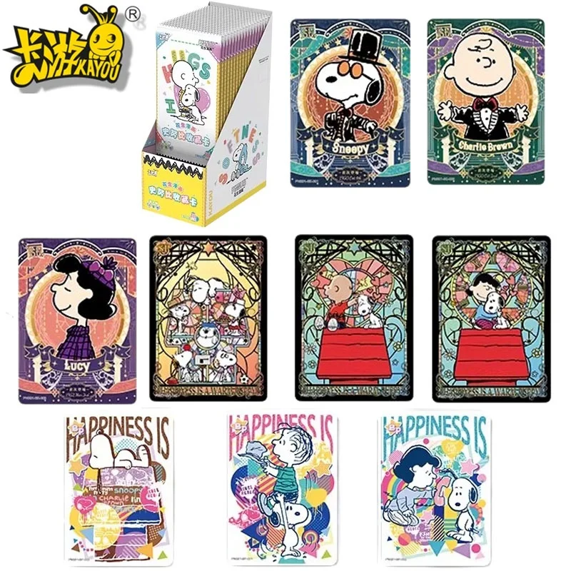 

KAYOU Genuine PEANUTS Snoopy Card PEANUTS Snoopy Peanut Bun 1st Bullet Periphery Card Pack Periphery Collection Card Toys Gifts