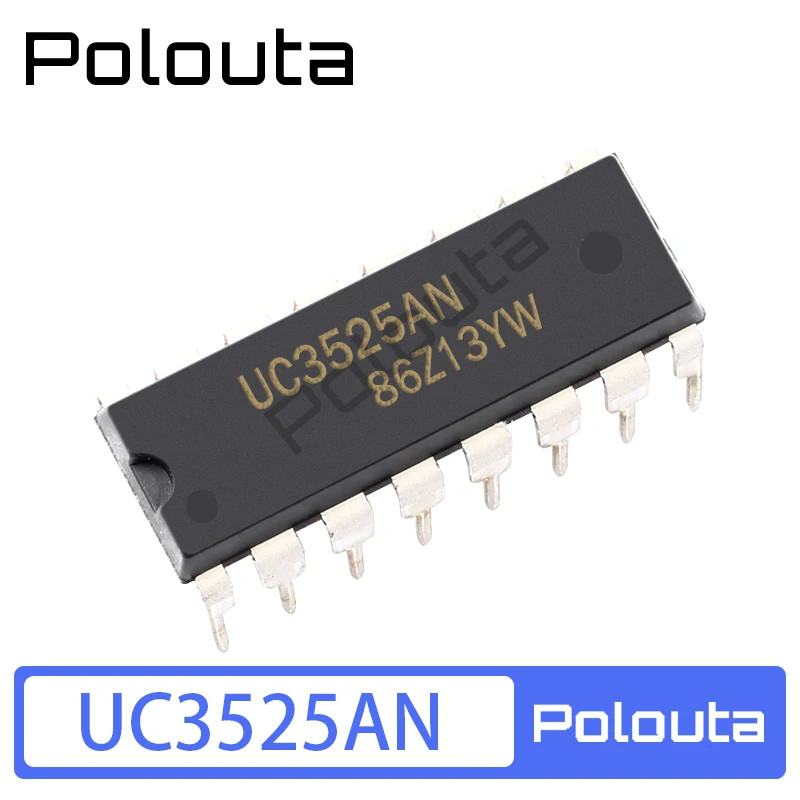 Polouta UC3525AN UC3525BN DIP-16 Straight Plug Adjustment Pulse Width Modulator Chips Integrated Circuits Electronic Components