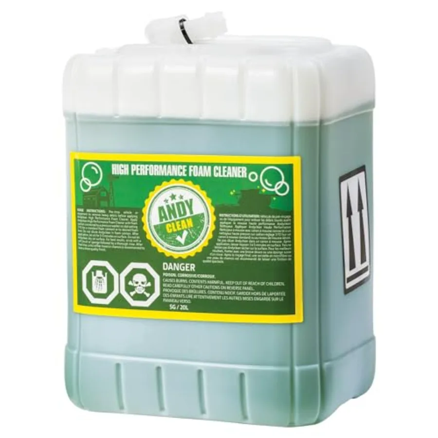 

Высокоэффективное пенное чистящее средство, концентрат 5 галлонов, для пенной насадки высоконапорного распылителя, безопасно для хрома, алюминия и нержавеющей стали