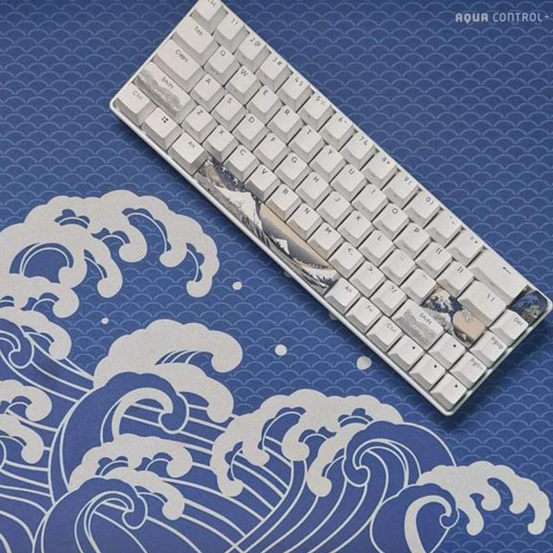 Коврик для киберспортивной мыши Ac + Mint Wave с грубой поверхностью, гладкий Fps, нижний клей 4 мм, улучшенное издание, профессиональный плеер