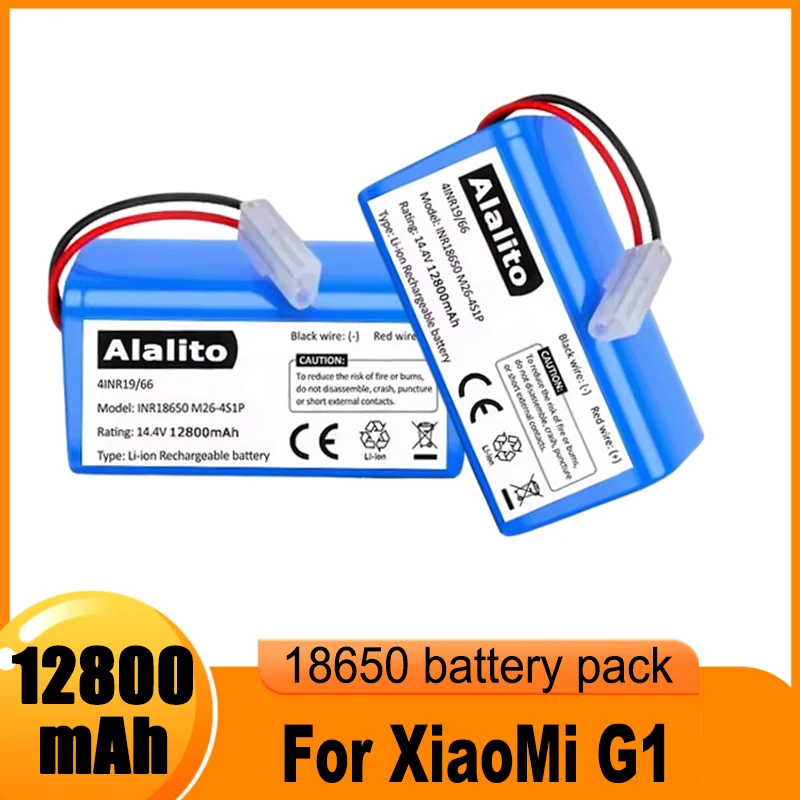 14.4V 4S1P lithium-ion battery pack, for Xiaomi robot vacuum cleaner Essential G1 MJSTG1, SKV4136GL R30 R35