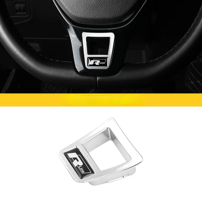 

For VOLKSWAGEN Car Styling Steering Wheel Covers Stickers Accessories For Volkswagen GOLF 7 GTi MK7 POLO 2014 2015 Steering Whee