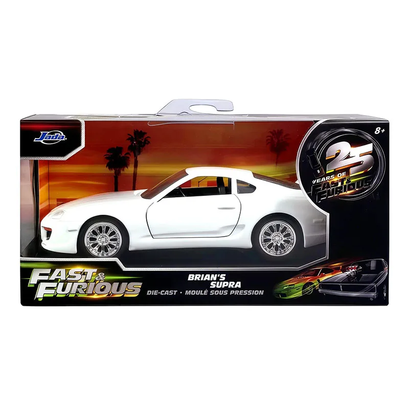 JADA Diecast Alloy 1/32 1995 Supra Car Model Static Collection Decorated Souvenir Gift Hobby & Toys