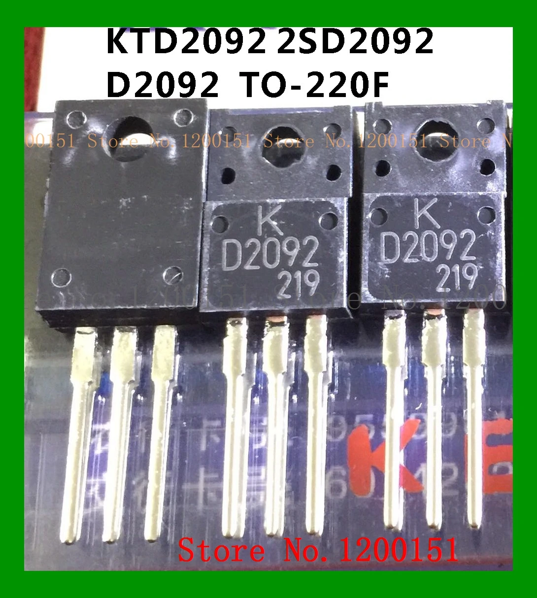 KTD2092 2SD2092 D2092 TO-220F