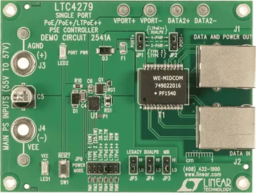 ANALOG DEVICES DC2541A POWER MANAGEMENT -  OVER ETHERNET.