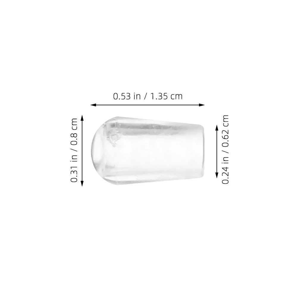 50 pezzi ganci per cavi tappi terminali in gomma tappi a vite in PVC coperture per tubi metallici ganci per appendere protezioni tappo terminale in gomma anti-allentamento