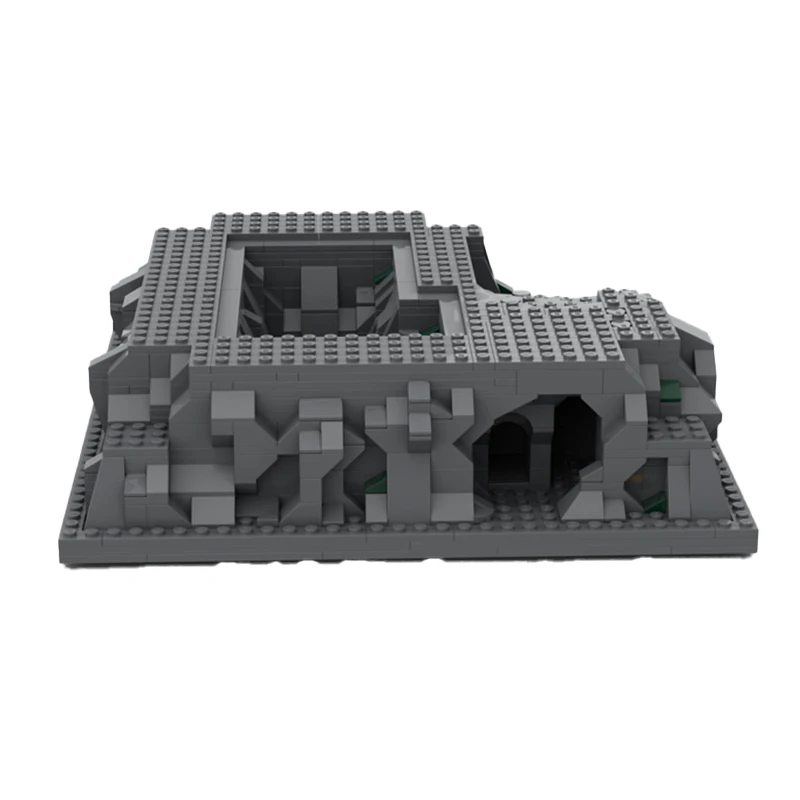 MOC Beroemde 3D Basis Technologie Bakstenen Verhoogde Grondplaat Kasteel Sets Met Rivier Creatieve Display Bouwstenen Model Kid Speelgoed Cadeau