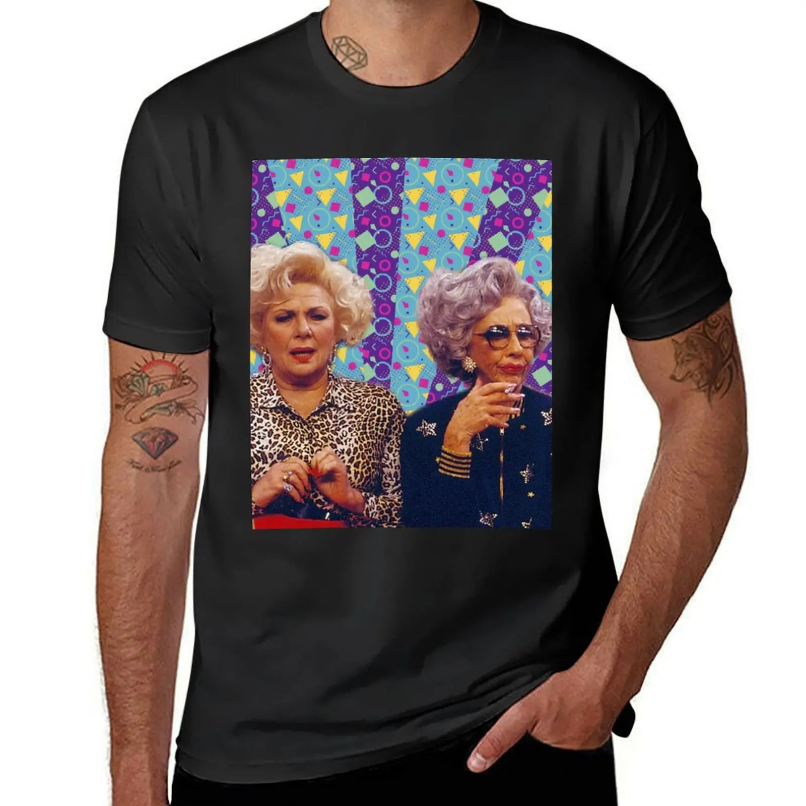 sylvia & grandma yetta T-Shirt quick drying plus sizes hippie clothes Aesthetic clothing mens clothes