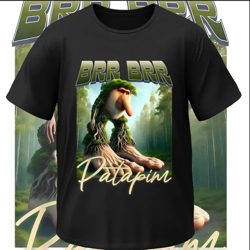 

T shirt Meme Br Patapim Italian Brainrot AI Memes