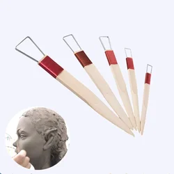 Stainless Steel Clay Sculpture Repair Knife with Teeth Pottery Making Tool DIY Ceramic Repair Molding Decorative Carving Scraper