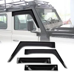 Side Window Deflectors For old Land Rover Defender 110 130  Wind Shields Sun Rain Deflector Guards