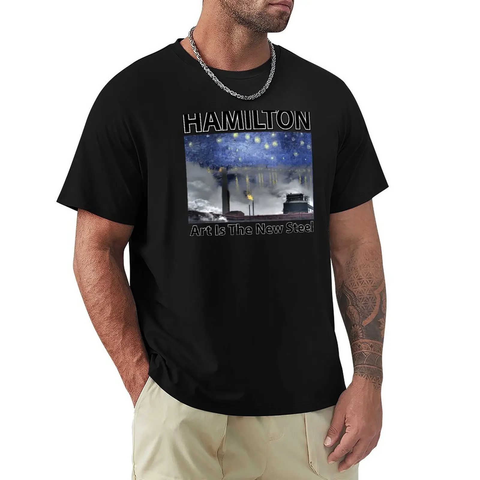 Hamilton - Art is the New Steel T-Shirt t shirts designer T-Shirt