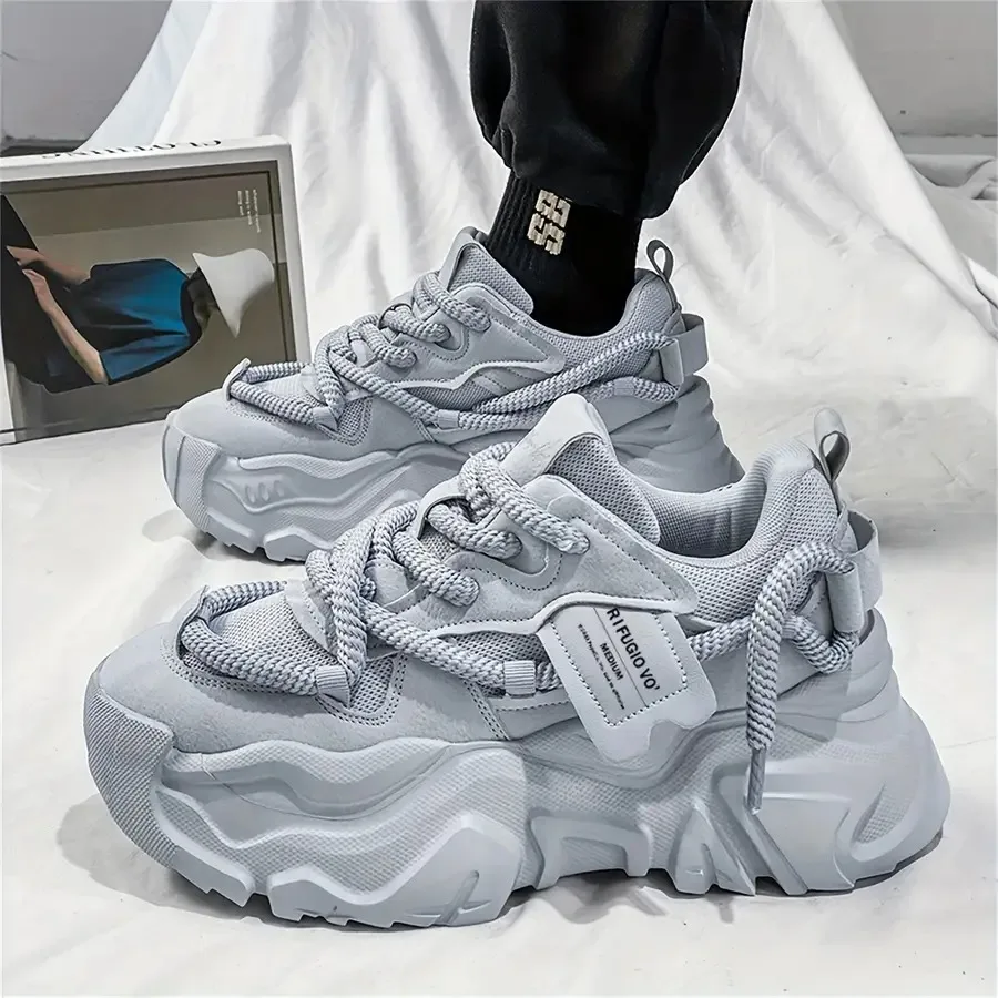 

Кроссовки Dad Sneakers на толстой подошве, дышащие, новинка 2025 года, унисекс (для мужчин и женщин), универсальные, ретро, легкие, повседневная обувь