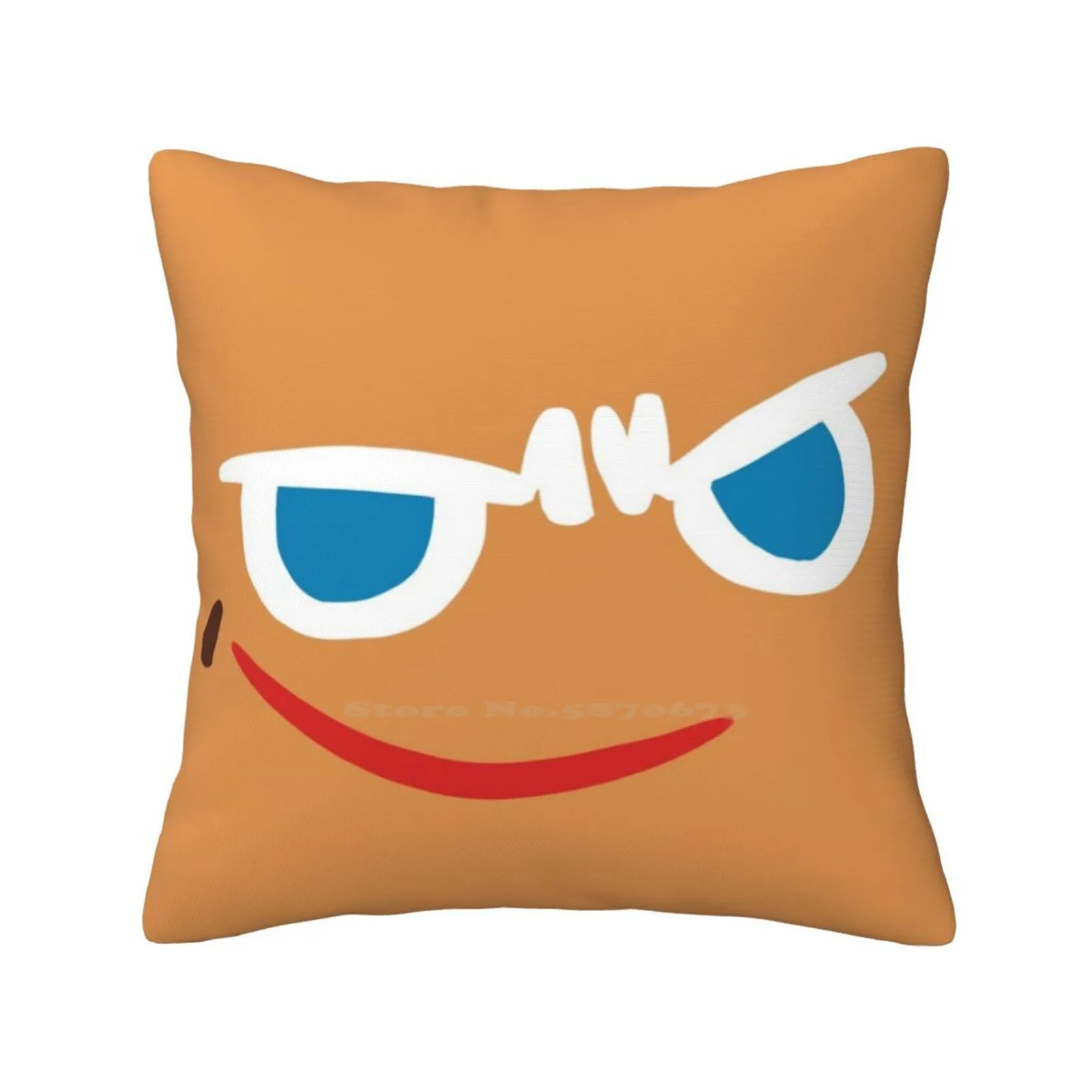 Gingerbrave Cursed Face Fashion Sofa Throw Pillow Cover Pillowcase Cookie Run Kingdom Cookie Run Ovenbreak Gingerbrave Face