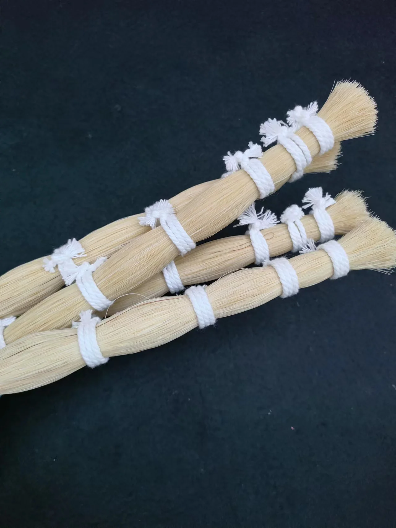 750g Violin Bow Hair Double Bass Cello Bow Horse hairs. 100% Real White Horse Tail High Quality