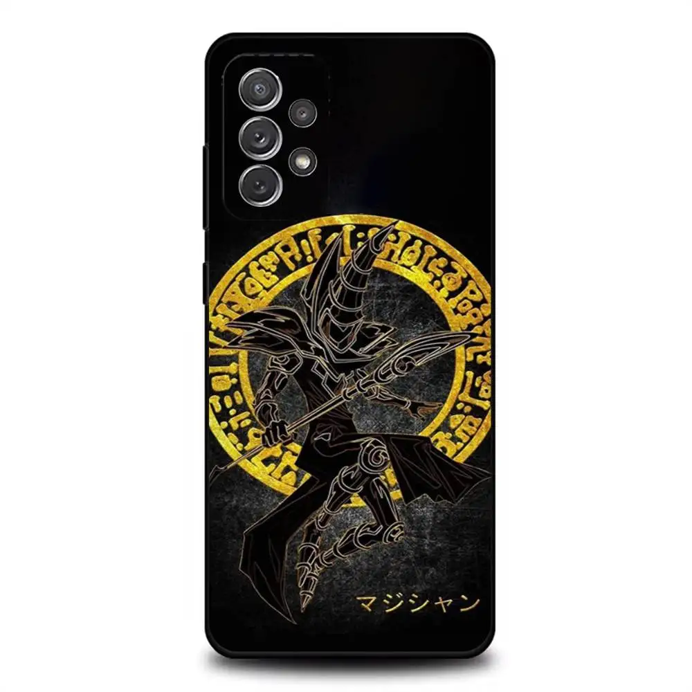 Anime Y-Yu Gi Oh Y-Yugioh Phone Case For Samsung S 25,24,23,22,30,21,10,9,Ultra,Plus,Lite,FE,4,5G Black Soft Case