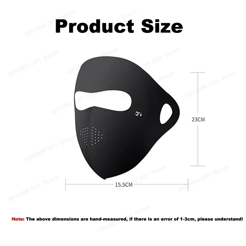 Women Full Face UV Protection Mask 3D Ice Silk Sunscreen Breathable Lightweight Summer Outdoor Sports Comfort Fit mask for men image 5