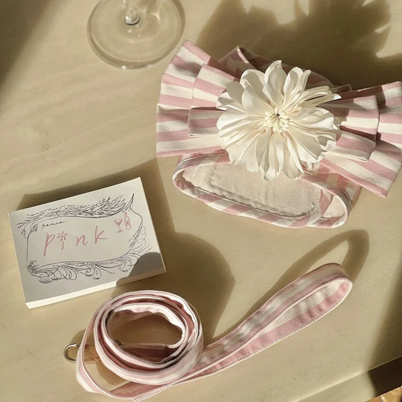 

Очаровательный комплект жилета и поводка для домашних животных, жилет для собак, поводок с красным сердцем, дышащая шлейка для собак, товары для домашних животных