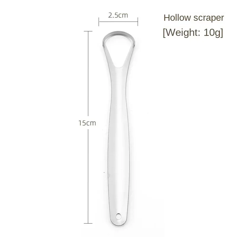 Portable Single Layer Tongue Scraper Reusable Stainless Steel Oral Mouth Brush Case Non-slip Handle Tongue Scraper Tongue Clean