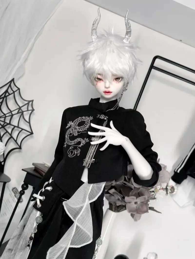 1/4ドール服スーツ、45cm BJDドール用、古代風セット、ハンサムな服、おもちゃ、ドレスアップ、プレイハウス、ドールアクセサリー、ドールなし