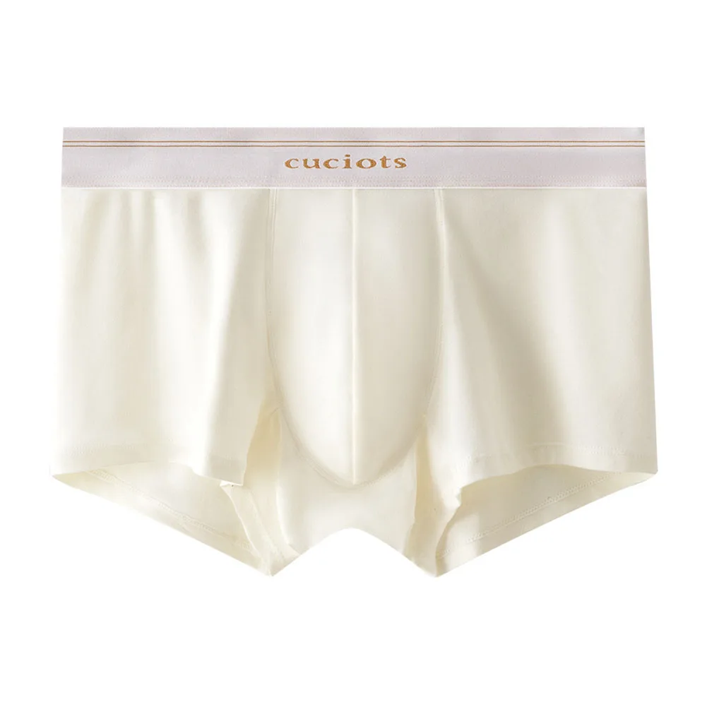 Breathable U Pouch Underwear Breathable Cotton Mens Boxer Shorts 95 Cotton Material Close-fitting Design Comfortable Fit