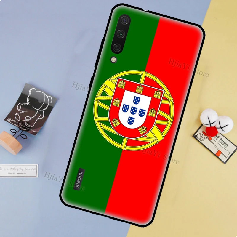 Portugal Flag Cover For POCO X3 NFC M3 Case For Xiaomi Mi Note 10 Lite A2 8 9 Mi 9T 10T Pro Mi 11 Back Cover