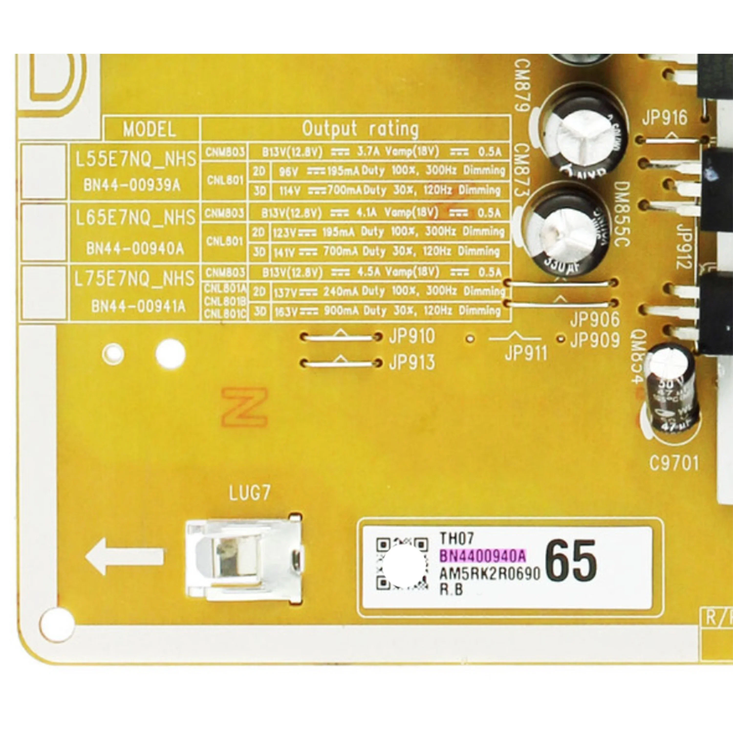 Brand New BN44-00940A L65E7NQ_NHS Genuine Power Supply Board Be Suitable For LCD TVs QN65Q7CNAF QN65Q7CNAV QN65Q7FNAF QN65Q75CNF