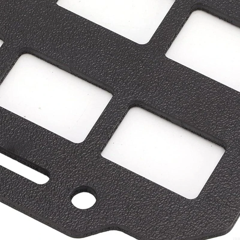 2PC Motorcycle Sunscreen ABS Panel for Side Box Modular Storage Suspension System Free Installation Nails Molle Pouches