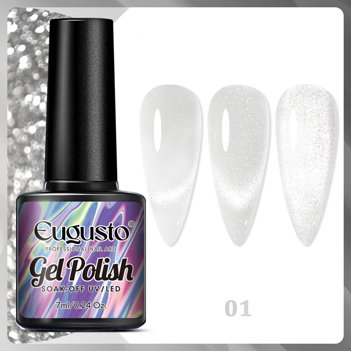 جل لامع لتأثير الأحجار الكريمة على عين القط ، طلاء الأظافر ، لمعان عالي ، يدوم طويلاً ، مانيكير بدون رقاقة لجميع المناسبات ، تزيين أظافر سهل