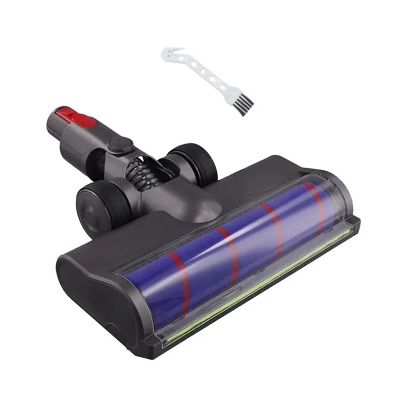 AEE4-Quick-Release Soft Roller Brush Floor Head For Dyson V7/V8/V10/V11/V15 Vacuum Attachment With LED Green Dust Lights