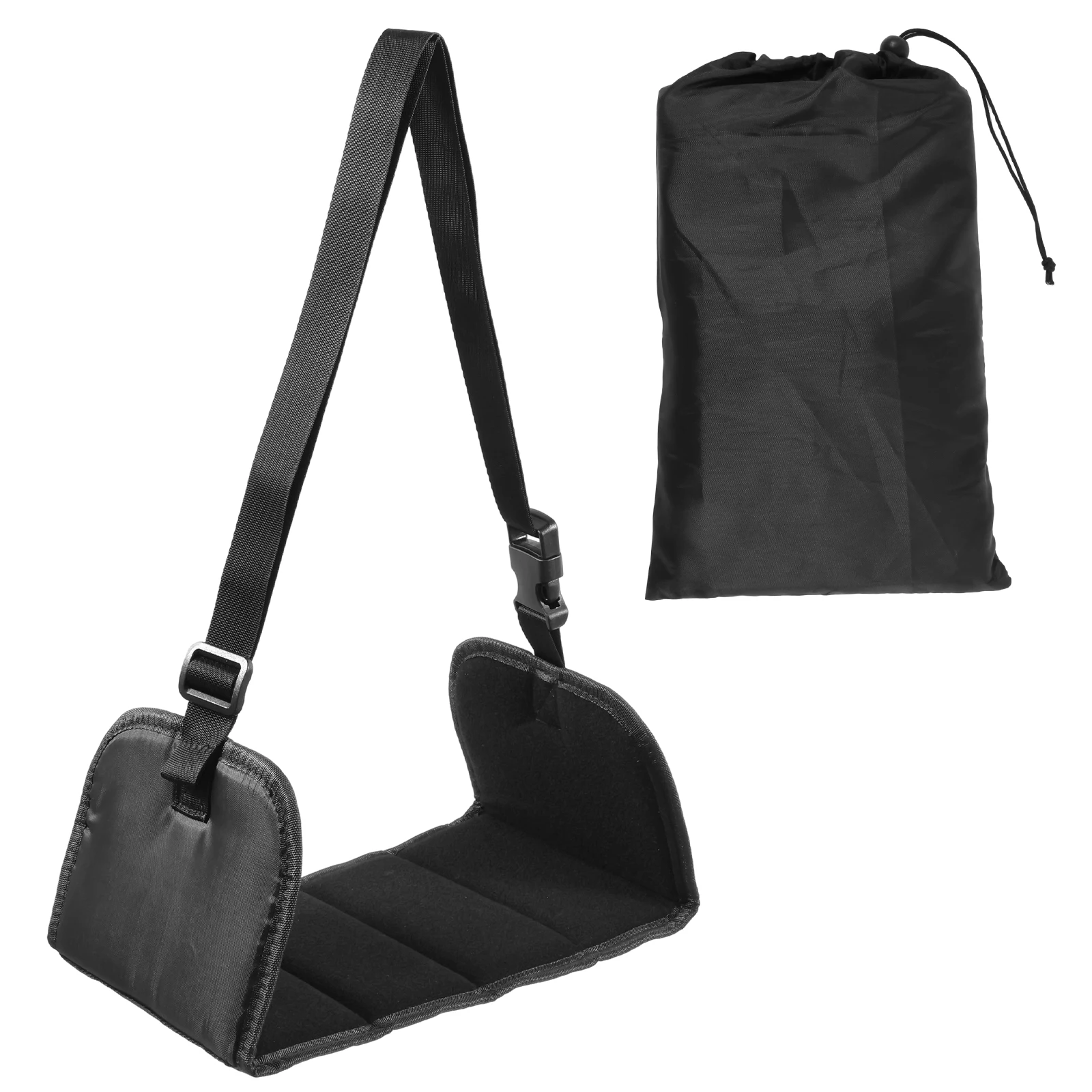 

Гамак для ног в самолете, 600D ткань Оксфорд, подставка для ног в самолете, регулируемый подвесной гамак для ног в самолете для путешествий