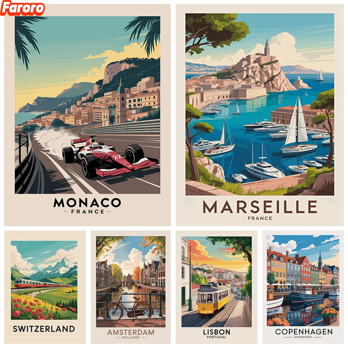 

Изысканная ручная алмазная живопись, город Мексики, всемирно известные городские пейзажи, сделай сам, алмазная вышивка, домашний декор, подарок