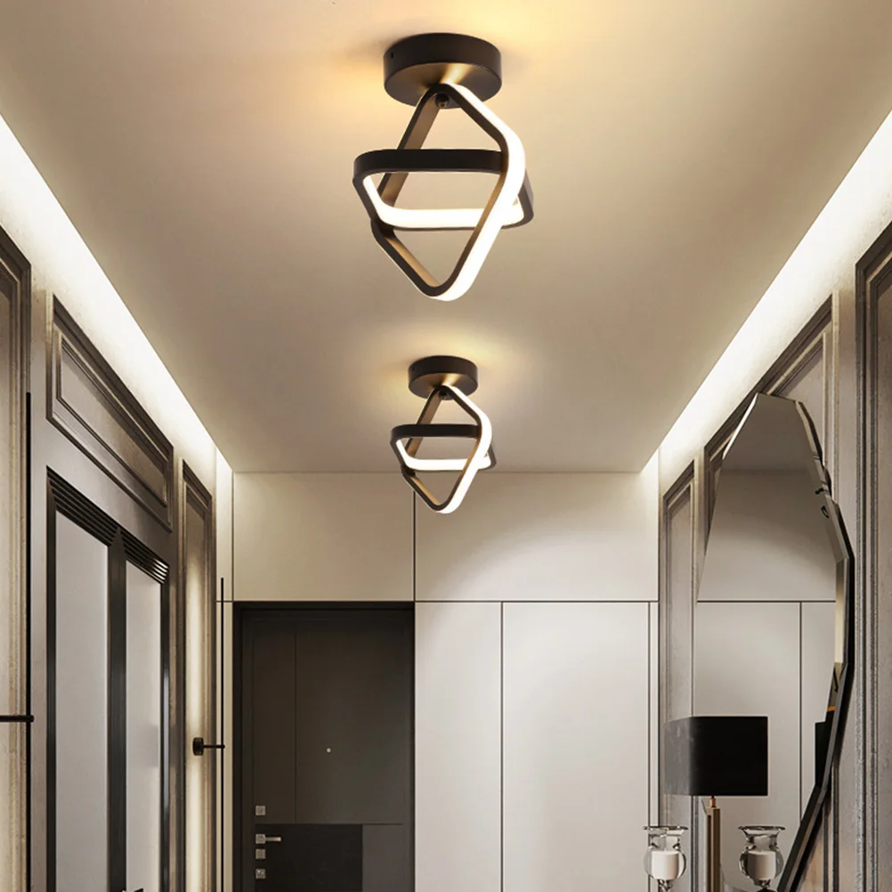 

1pc LED Ceiling Lamp 6000K White Square Design Bedroom Living Room Balcony Yard Corridor Aisle Light Durable Easy Install