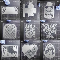 Easter/Valentine's Day Metal Cutting Dies Scrapbooking and Card Making Paper  Embossing Folders new dies for 2023