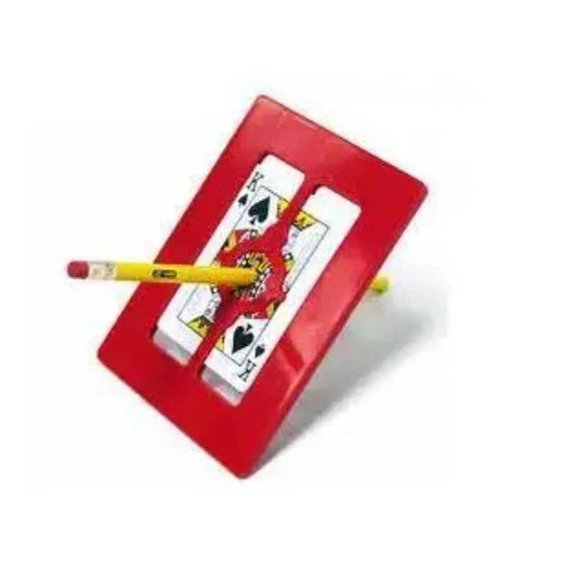 

Рамка для магического проникновения Карандаш через карту и рамку Волшебные трюки Фокусник Реквизит для крупного плавания Ментализм Комедия Магия