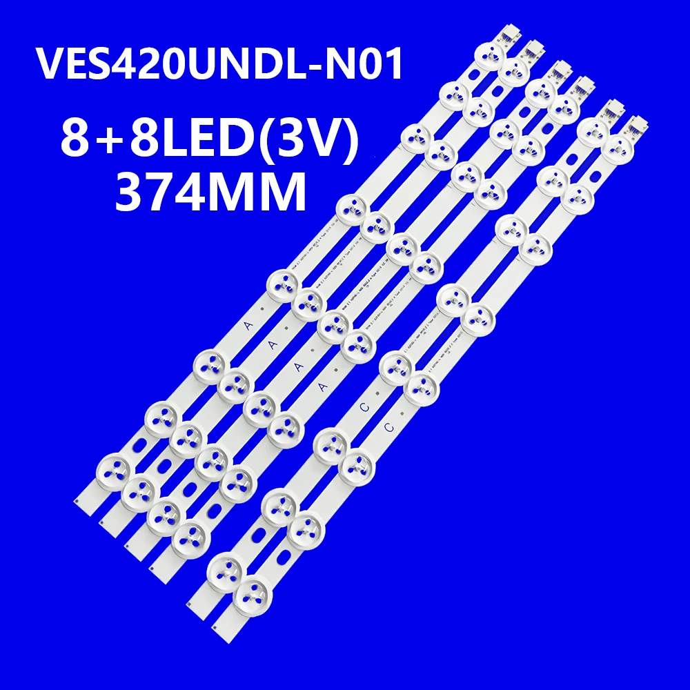 

Светодиодная лента для VES420UNDL-N01 Vestel 42 42FHD-L NDV D42F182N3C D42F167B3 TE42182N25F1C10D 42HXT12U 42HXT42U 42PFL3008H/12