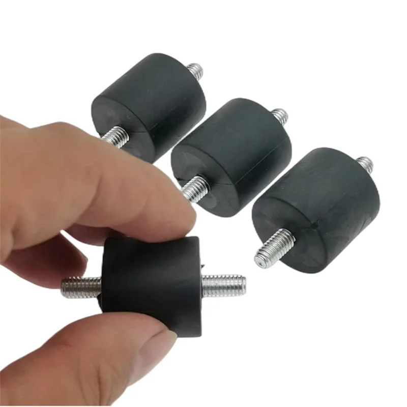 4 pezzi M6/M8 piedino in gomma anti-vibrazione buffer a vite per accessori aria con montaggio a vibrazione in gomma aerea
