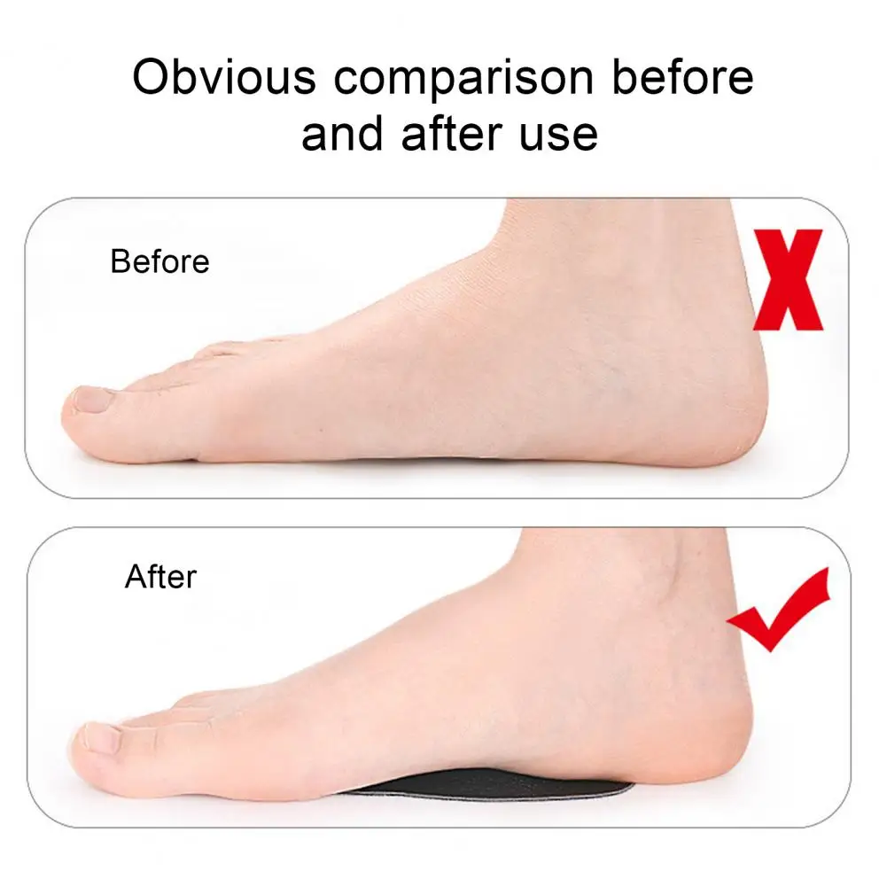 Sole Design for Comfort Plantar Fasciitis Relief Arch Support Insoles for Men Women Non-slip Heel Pads for High Heels Sandals