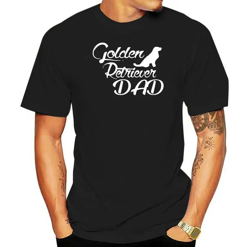 Cool Golden Retriever Dad 01 T-Shirt Men Mens T Shirt Men's Tshirt Solid Color Fashion Male Plus Size 3xl 4xl 5xl Tops Design