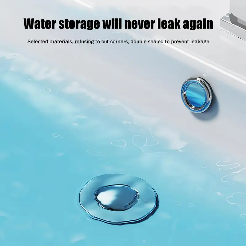 Washbasin Plug Anti Odor -Up Bounce Core Basin Stopper Hair Catcher Shower Sink Strainer Stainless Steel Filter view 6