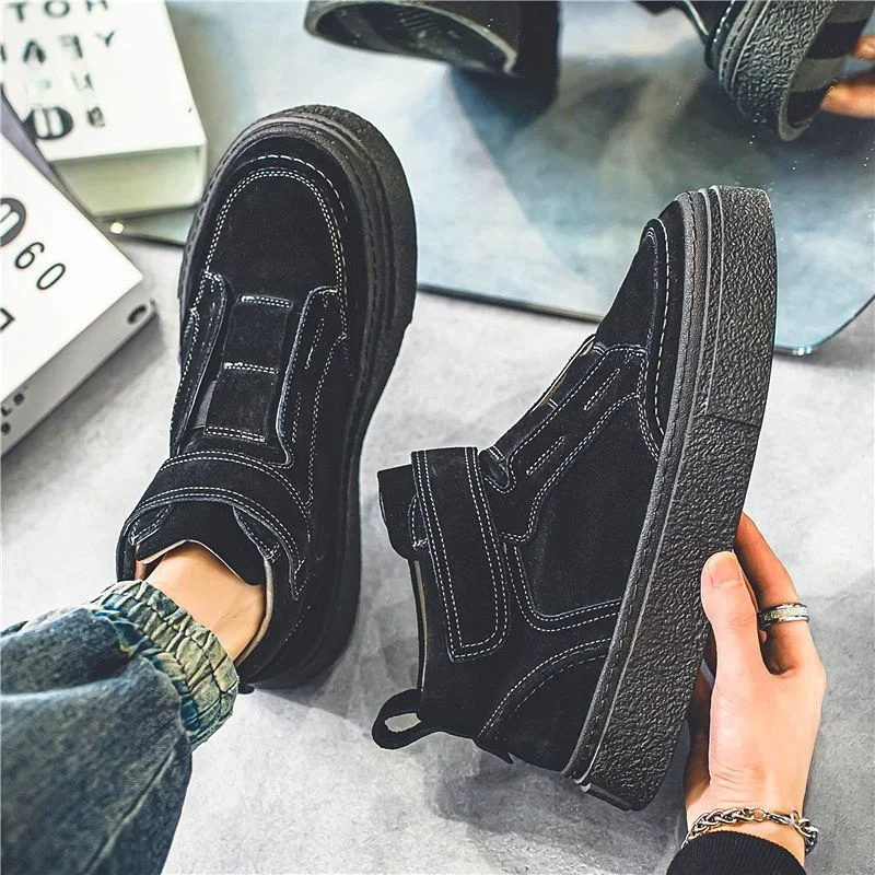 Sneakers Man New In Casual High Top Vulcanize Shoes For Men Korean Style And Cheap Low Price Summer Sale Classic Original Brand