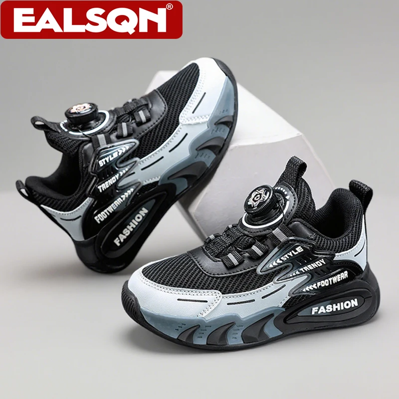 Lightweight Breathable Kids Casual Shoes for 5-16Year Old Boys Sport Running Anti Slip Outdoor Comfortable Flat Walking Sneaker