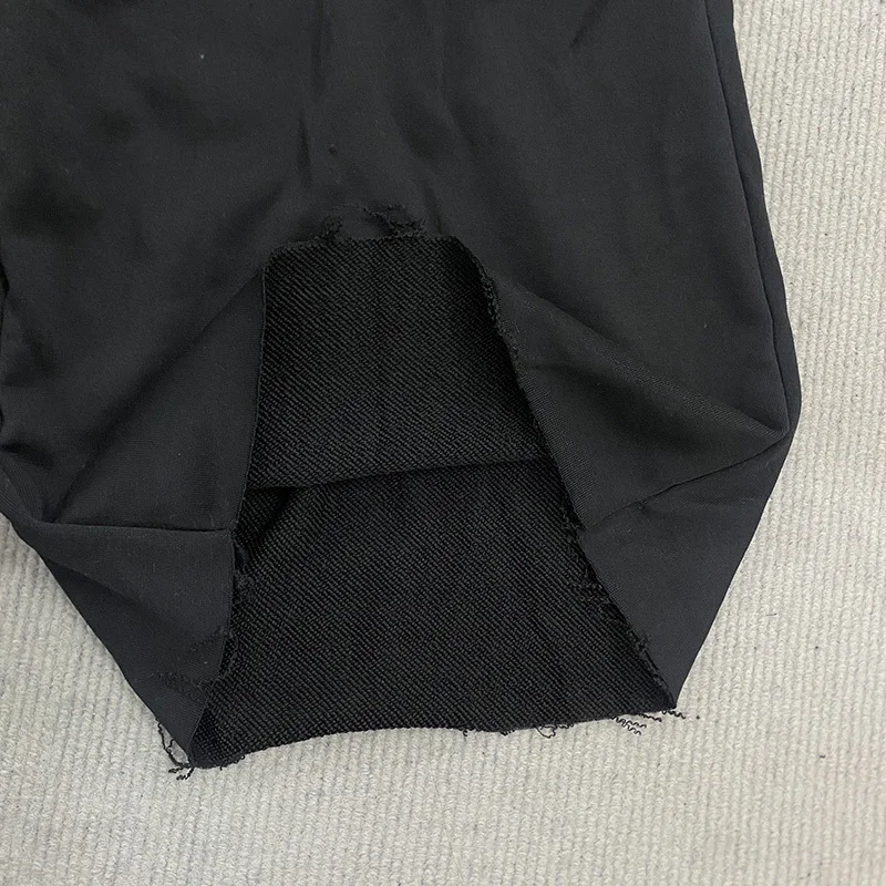 

Spring Elastic Waist Casual Shorts Street Style Loose Fit Basic Solid Color Pentagram Pants for Men And Women